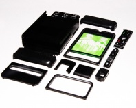 Корпус Nokia 3250 со средней частью (черный)