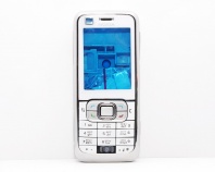 Корпус Nokia 6120 c со средней частью белый