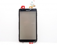 Тач скрин (touch screen) Nokia E7 Black (в рамке) ORIGINAL 100%