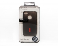 Чехол CAPDASE iPhone 4G/4S + защитная плёнка в блистере ORIGINAL (черный)