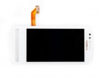 Дисплей (LCD) Nokia 700 + тачскрин (белый)