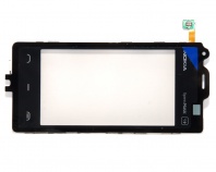 Тач скрин (touch screen) Nokia 5530 black с рамкой крепления