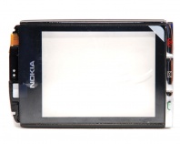 Тач скрин (touch screen) Nokia 300 (Asha) в рамке copy orig