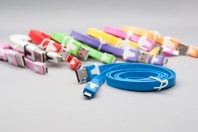 USB дата-кабель для Nokia CA-101 6500/8600/8800 Arte/C5/5310 micro usb плоский (10 цветов)