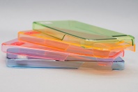 Пластиковая накладка для IPhone 5G Hoco (Crystal colorful protection case)