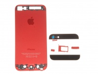 Задняя крышка АКБ IPhone 5G красная