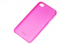 FRESH Series Soft-touch Color Cover for iPhone 4G/4S pink (пластиковая накладка)