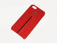 Ferrari Leather Case for iPhone 5G/5S - Red (3700740304297)