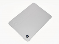 BMW Leather Folio Case for Apple iPad Air (Debossed BMW Logo) - White (3700740323489)