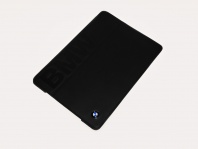 BMW Leather Folio Case for Apple iPad Air (Debossed BMW Logo) - Black (3700740323465)
