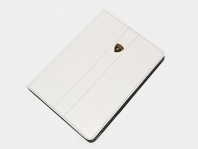 Кожаный чехол Lamborghini для iPad Mini - white (6955250269438)