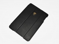 Кожаный чехол Lamborghini для iPad Mini - black (6955250270472)