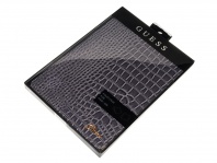 Guess Folio Case for Apple iPad Air - Croco Shiny Grey (3700740325308)