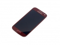 Дисплей (LCD) Samsung i9190 Galaxy S4 mini + тачскрин red (GH97-14766F)