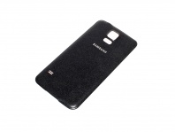 Задняя крышка АКБ Samsung G900 Galaxy S5 black (под кожу)