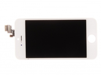 Дисплей (LCD) Apple Iphone 5G FULL COMPLETE + TOUCH SCREEN (белый) AAA