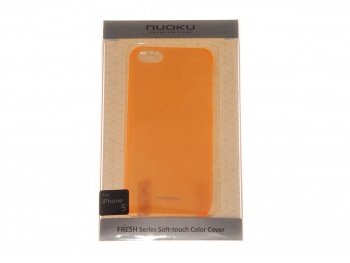 FRESH Series Soft-touch Color Cover for iPhone 5 orange (пластиковая накладка)