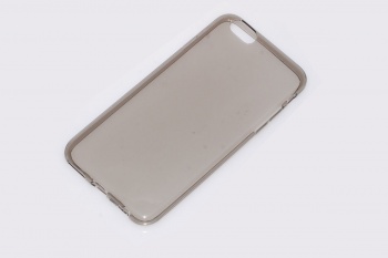Ультратонкий чехол для iPhone 6i (силикон) темно серый